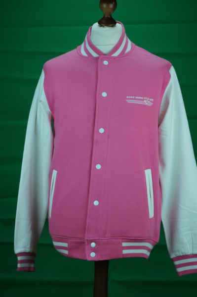 College Jacket 378 cui Bubblegum/White